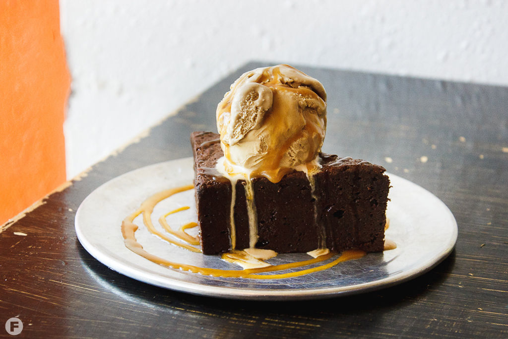 Feast on St. Louis – South City and South County: Stacked Bourbon Bacon Caramel Brownie
